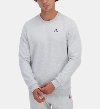 Sweat droit ESS n°2 signature - Le Coq Sportif - Gris