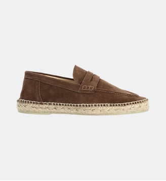 Espadrille argan - cuir velours Colisée Paris