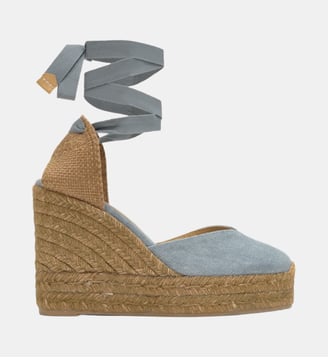Espadrilles compensées Chiara  - Castaner - Aqua