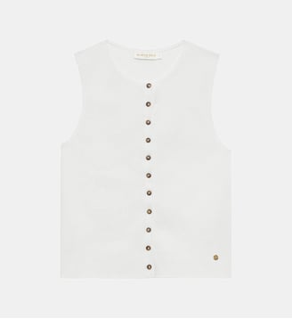 Gilet col rond uni MAGGIE La Petite Etoile