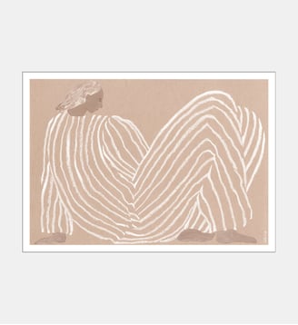 Poster   Me - The Poster Club x Sofia Lind - Poster & Frame - Rose