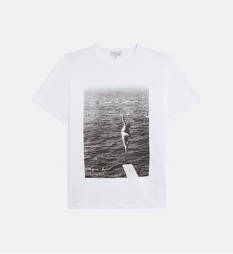 t-shirt mixte sérigraphié par Agnès b. - Agnès b. - Blanc