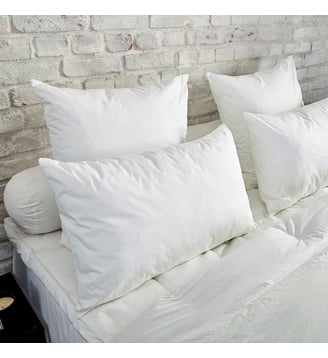 Oreiller Mémoire De Forme Flocons De Mousse Douceur-Soutien - Dunlopillo - Blanc