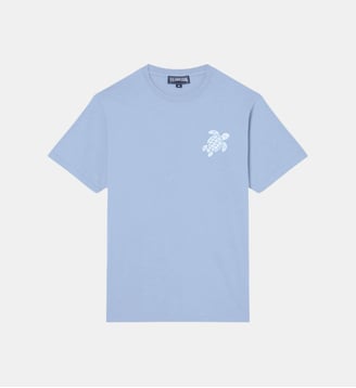 T-shirt en coton organique Tortue brodée - Vilebrequin - Cloudy