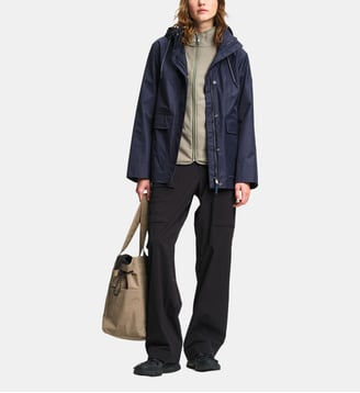 Parka imperméable à capuche amovible T-KIT - Aigle - Bleu nuit