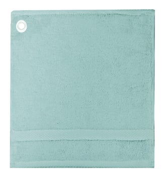 Carre avec oeillet pur coton Elea - Garnier Thiebaut - Bleu glacier