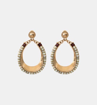 Boucles d'oreilles tiges percées   - Ninon - Satellite - Nacre