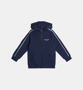 Hoodie imprimé Balmain Paris - Balmain - Bleu