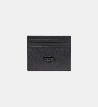 Porte-cartes en cuir grainé - Diesel - Noir