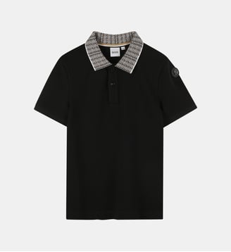 Polo à manches courtes - BOSS Kidswear - Black