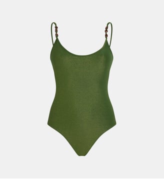 Maillot de bain une pièce dos échancré Iridescent Jersey - Vilebrequin - Tropical