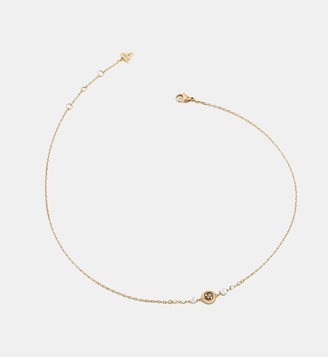 Collier 4G - Guess - Blanc et doré