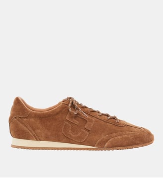 Sneakers en cuir velours - MADY - Gerard Darel - Camel