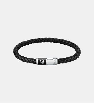 Bracelet RECYCLED LEATHER - Maserati - Acier inoxydable
