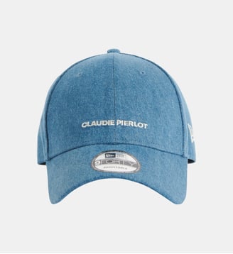 Casquette en denim signature - Claudie Pierlot - Bleu denim