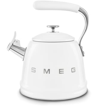 Bouilloire sifflante 2.3L blanc - Smeg - Blanc