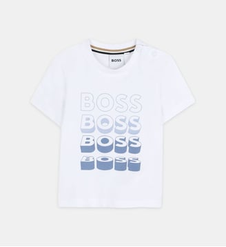 Tee-shirt manches courtes - BOSS Kidswear - Blanc