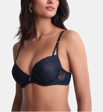 Soutien gorge Push up coques - Aubade - Bleu