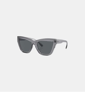 Lunettes de soleil Œil de chat MK2211U Dubai - Michael Kors - Bleu transparent