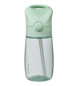 Gourde en tritan avec paille - B.Box - Vert d'eau