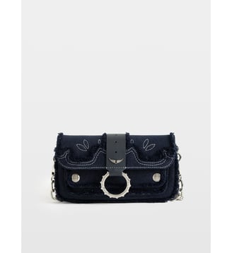 Sac Kate Wallet Denim - Zadig&Voltaire - Bleu silent