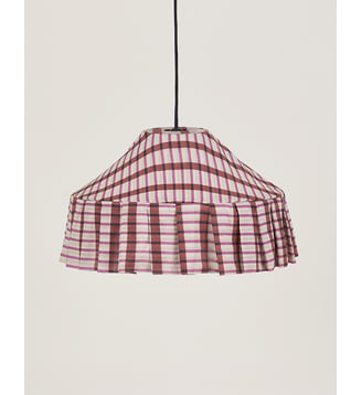 Abat-jour pour suspension diam. 50cm Nicole - Nobodinoz - Brown purple mosaic
