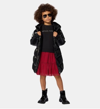 Doudoune à capuche - Michael Kors Kids - Black