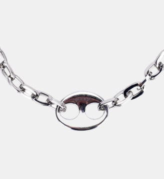Collier grosse chaîne charm grain de café LISANA - Hipanema - Argenté
