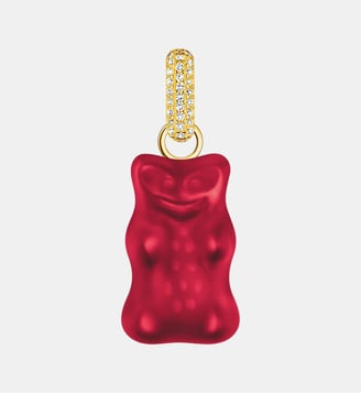 Grand pendentif Ours d'or rouge - Thomas Sabo - Or
