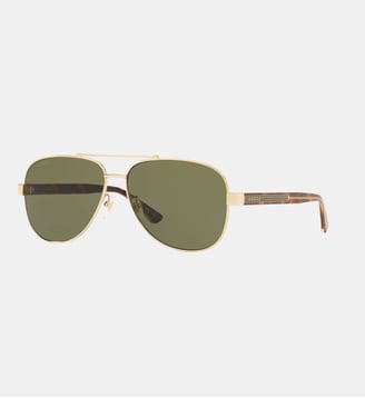 Lunettes de soleil Pilote GG0528S - Gucci - Or rose