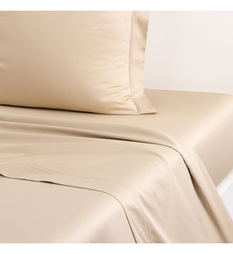Drap plat en satin Yves Delorme