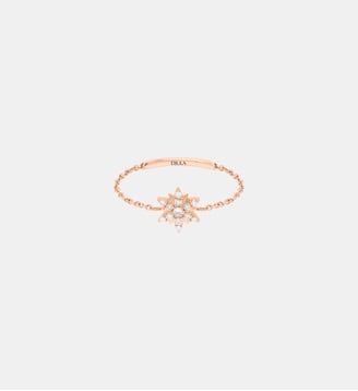 Bague Chaîne Flocon Magic Touch - Djula - Or rose
