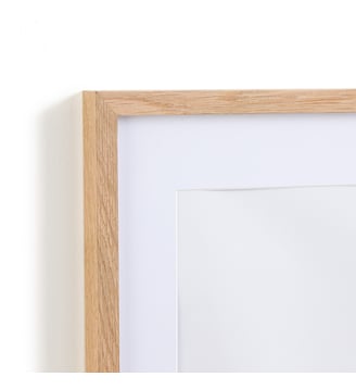 Cadre en chêne 50x70 cm - La Redoute Interieurs - Naturel