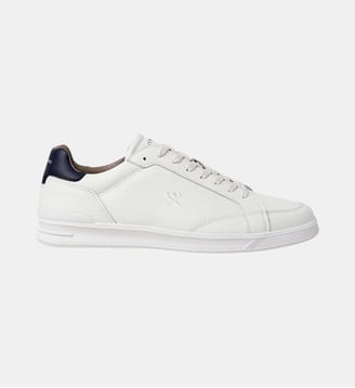 Baskets Brando Breaker En Cuir Et Daim - Hackett London - White