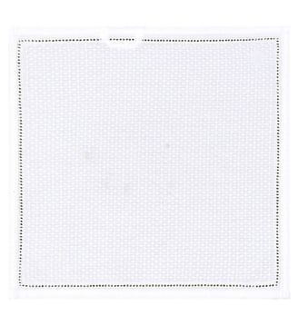 Carré visage Volupté - Le Jacquard Francais - Blanc