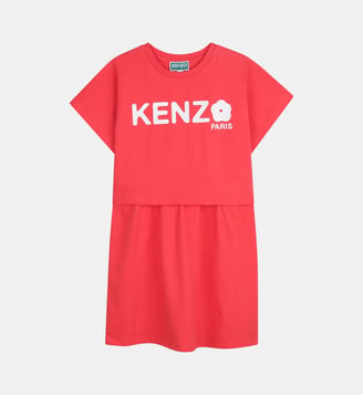 Robe imprimee - Kenzo Kids - Light red