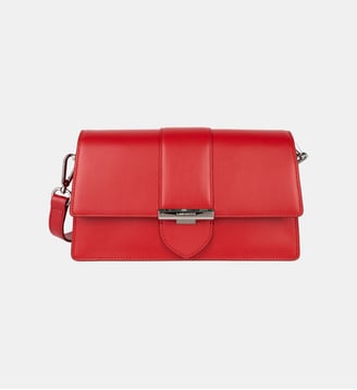 Sac trotteur Paris Ily en cuir - Lancaster - Rouge