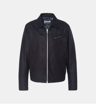 Blouson casual en laine mélangée Schott