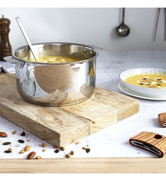 Casserole Casteline amovible inox Ø20 cm - Cristel - Acier