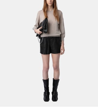 Pull Kansy 100% Laine Merinos - Zadig&Voltaire - Beige latte