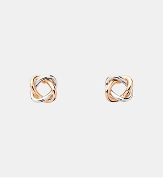 Boucles d'oreilles Tresse - Poiray - Or rose