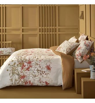 Parure de lit percale de coton - Garnier Thiebaut - Beige