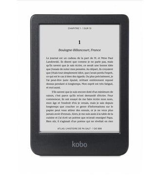 Liseuse eBook Clara BW - Kobo - Noir