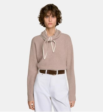 Pull 2 en 1 laine et cahemire Sandro