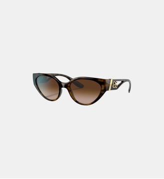 Lunettes de soleil Œil de chat DG6146 - Dolce & Gabbana - Havane