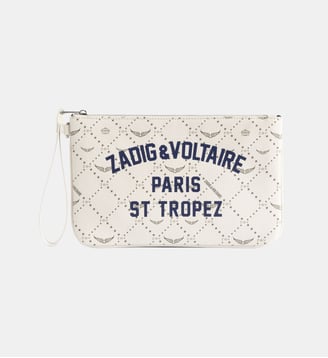 Pochette Z Pouch Resort St Tropez - Zadig&Voltaire - Blanc flash