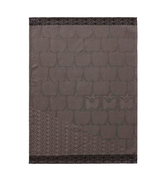 Essuie-mains Braise longues fibres Braise - Le Jacquard Francais - Charbon