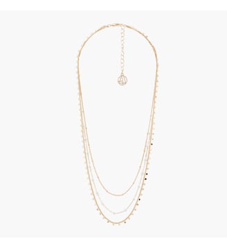 Collier 3 rangs avec perles - Balaboosté - Doré