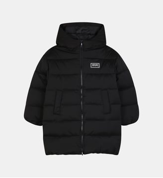 Doudoune longue - Kenzo Kids - Black