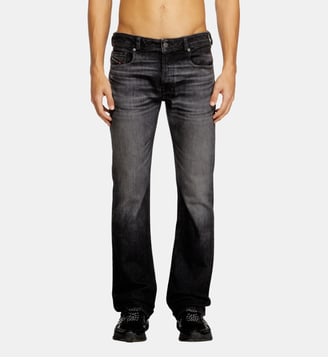 Bootcut Jeans Low Waist 2007 Zatiny - Diesel - Noir et gris foncé